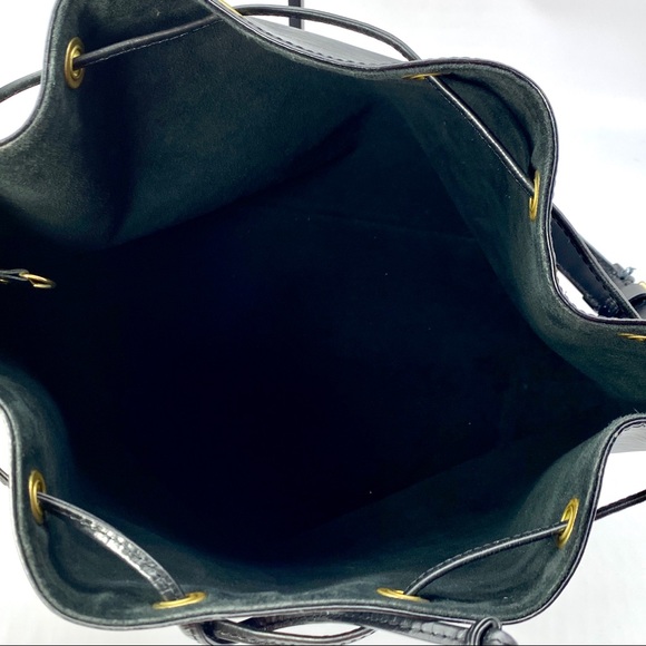 LOUIS VUITTON EPI NOE BLACK GM SHOULDER BUCKET DRAWSTRING HAND BAG - Picture 12 of 14